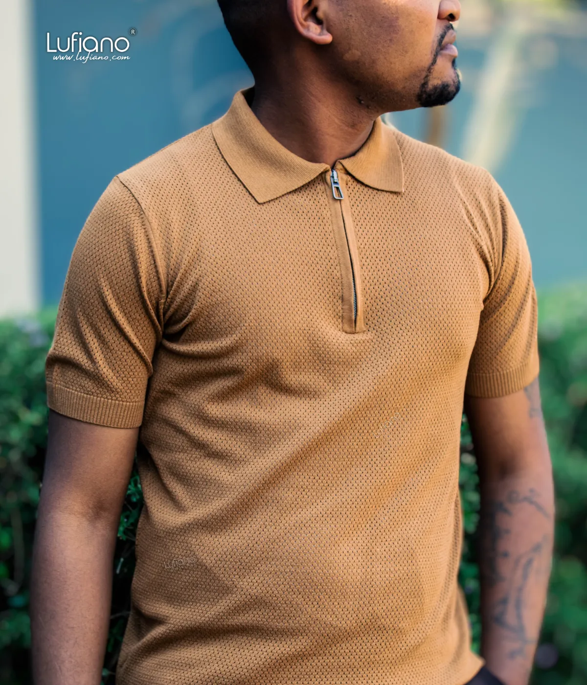 11440: Knit Top: Camel