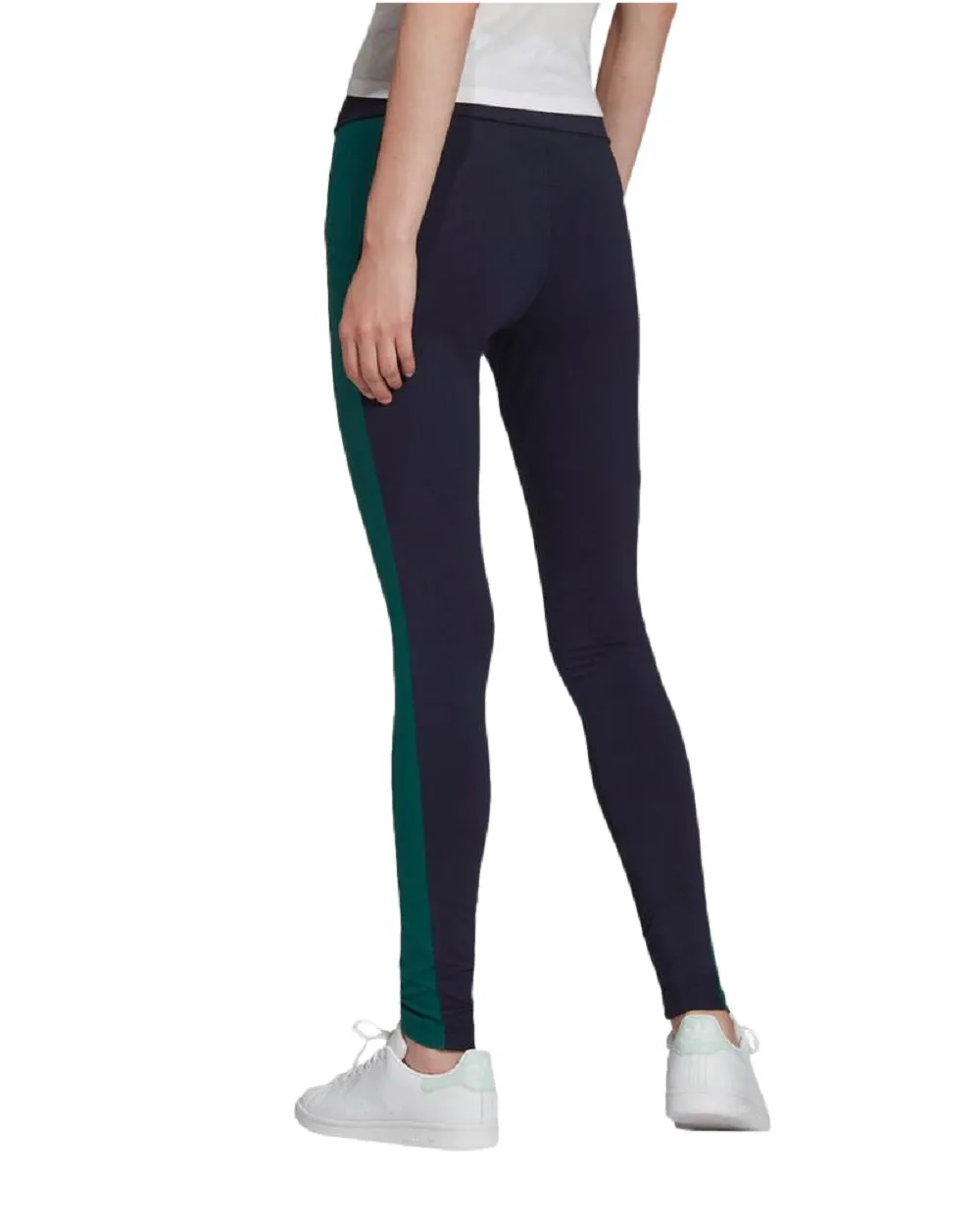 Adidas Retro Luxury Women's Leggings Legend Ink-Collegiate Green