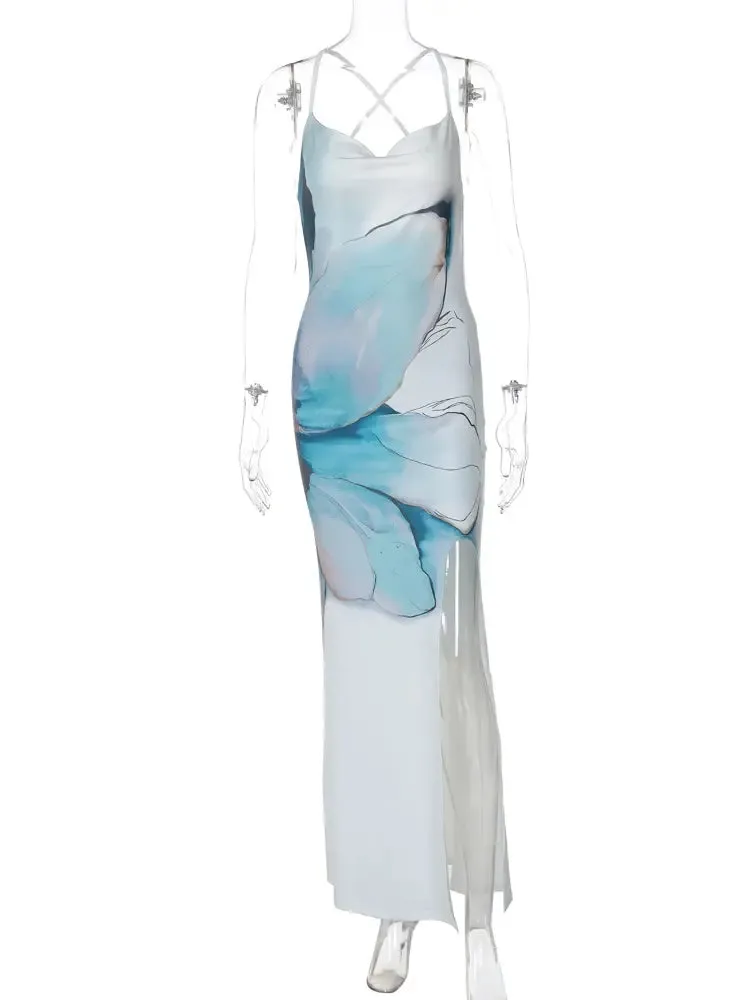 Bodycon White Long Dress^
