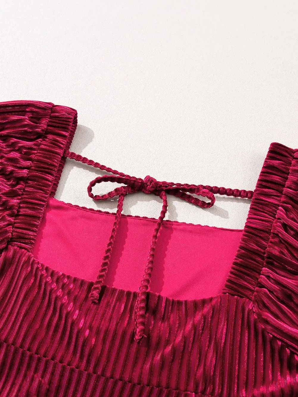 Burgundy Corduroy Dress