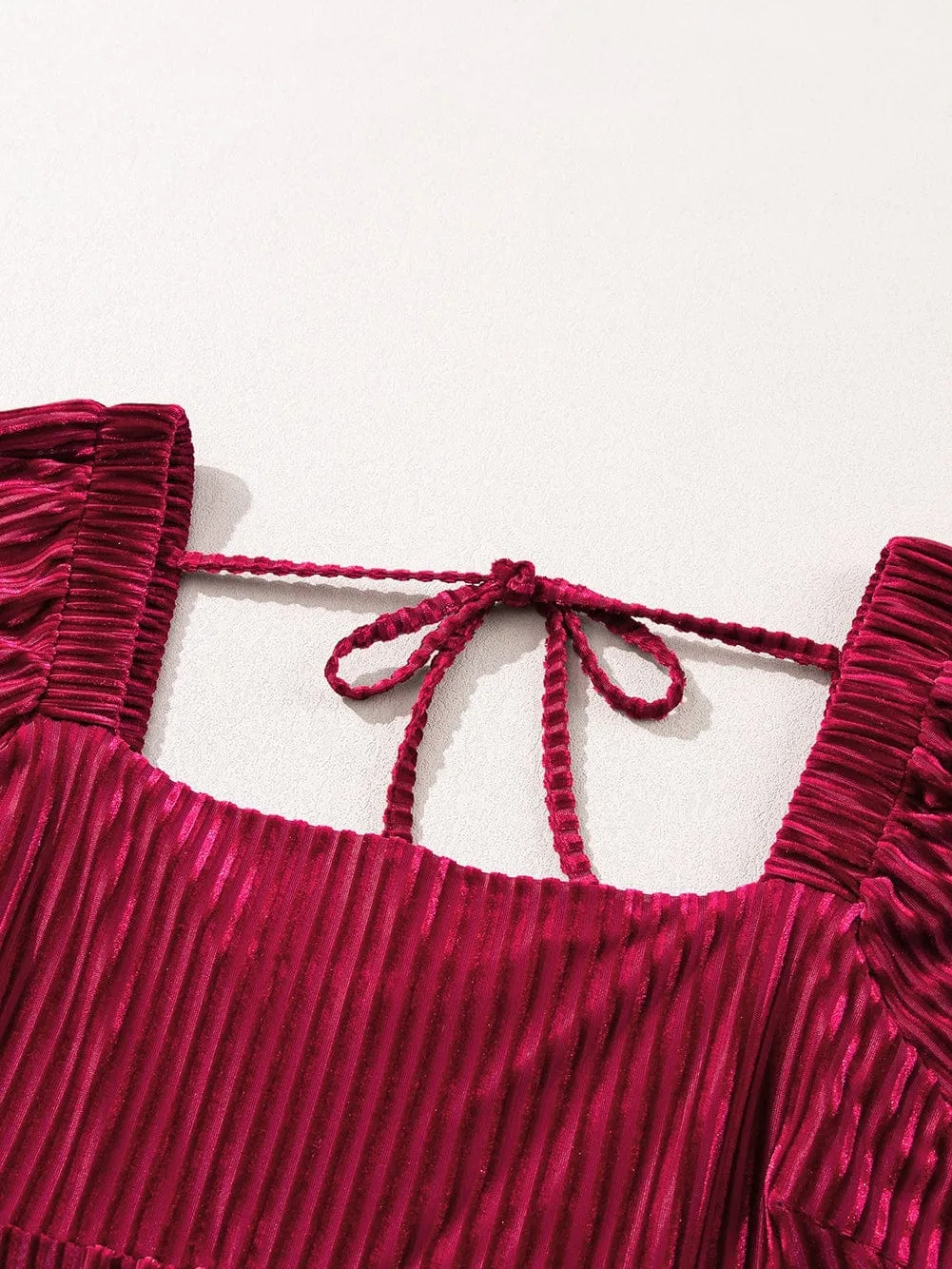 Burgundy Corduroy Dress