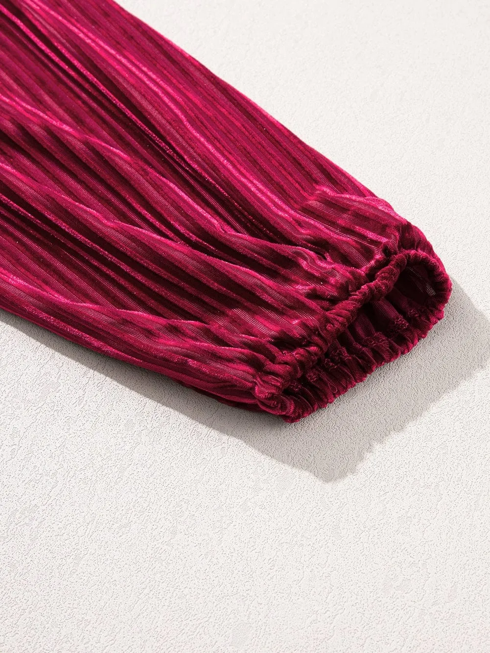 Burgundy Corduroy Dress