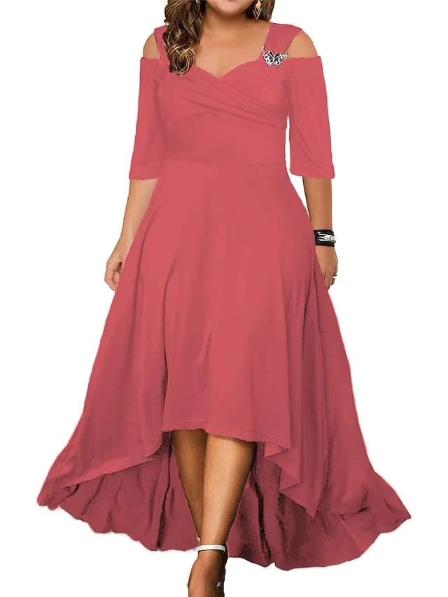 Burgundy Corduroy Dress
