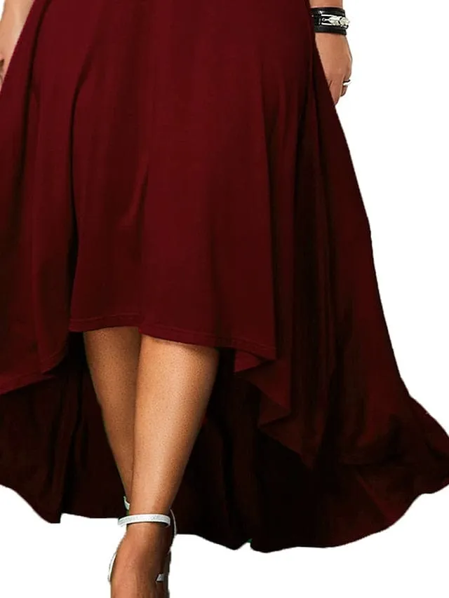 Burgundy Corduroy Dress