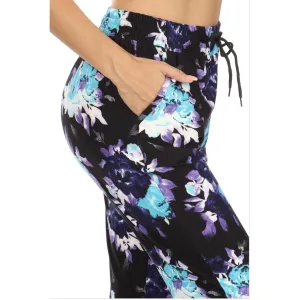 Buttery Soft Printed Joggers - Floral