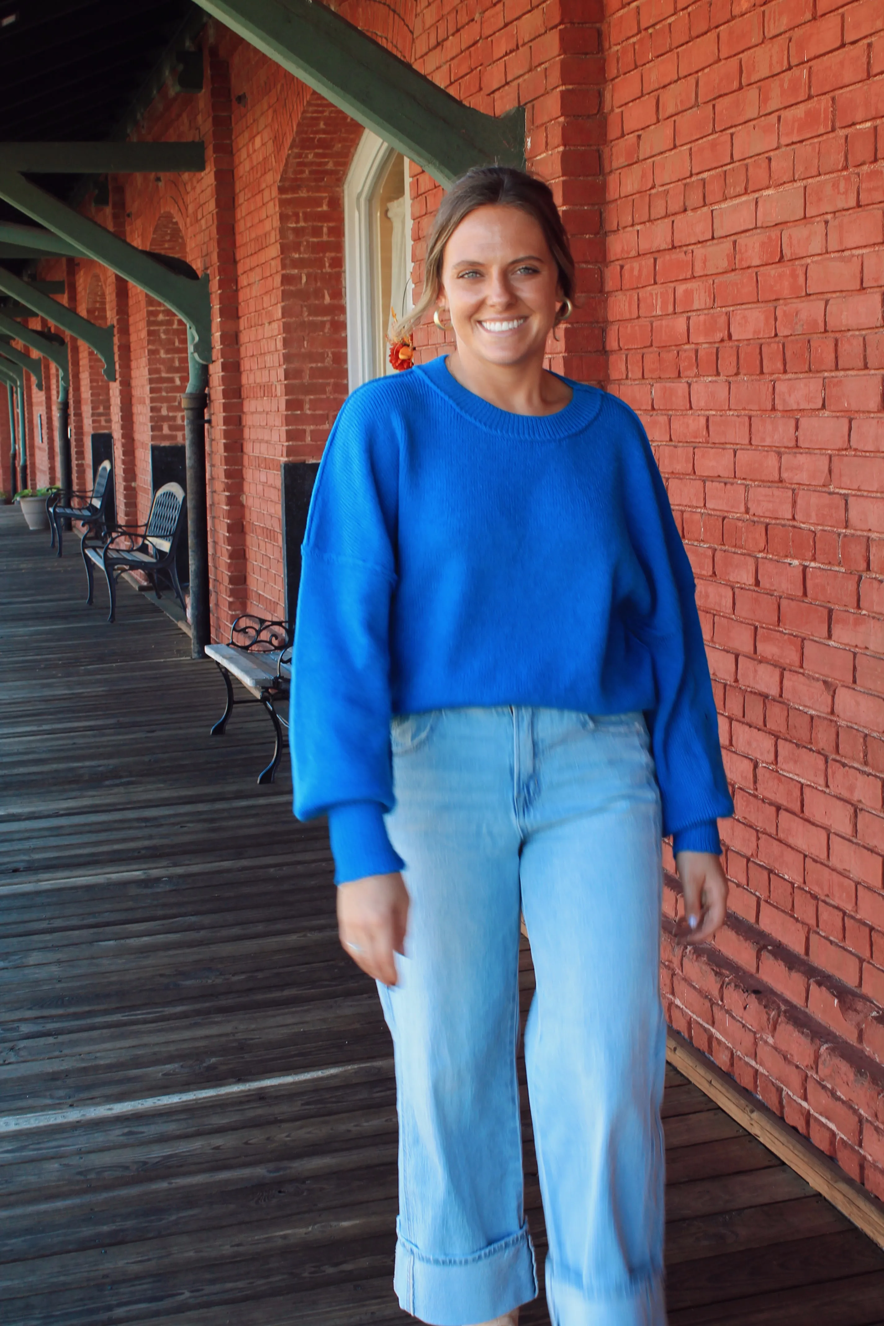 Cooler Days Oversized Knit Sweater