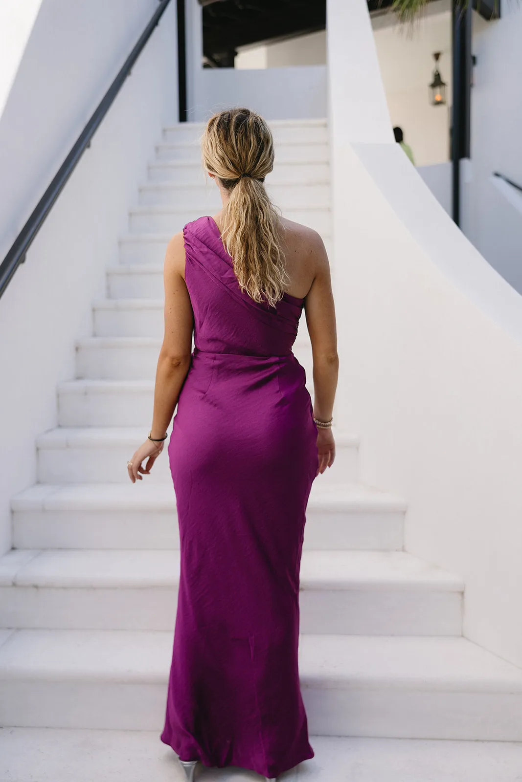 Delilah Maxi Dress - Berry