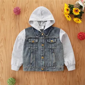 Denim Hooded Jacket