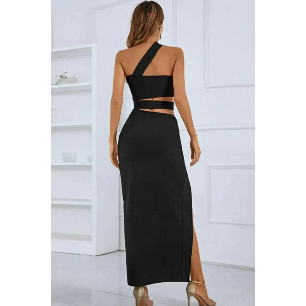 Elevate Your Style with the One-Shoulder Cutout Maxi Dress for Luxury Fashion