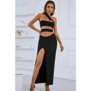Elevate Your Style with the One-Shoulder Cutout Maxi Dress for Luxury Fashion