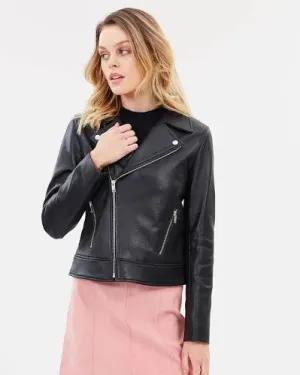 Essential Biker Jacket Textured