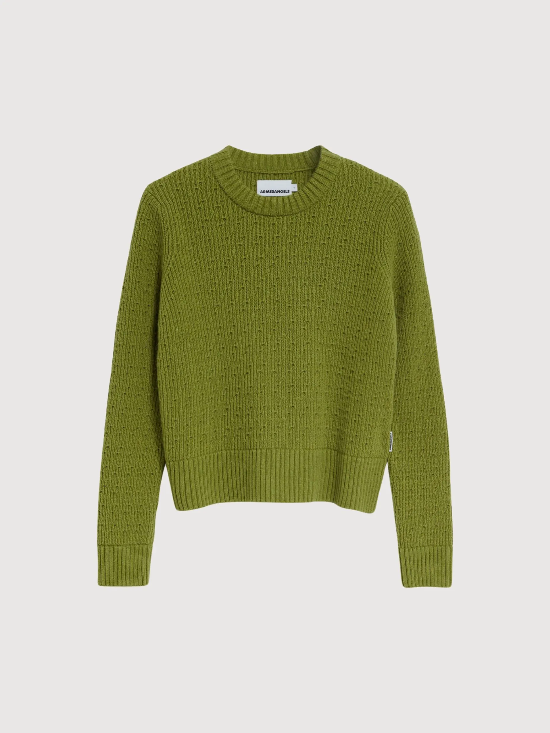 Fabiolaa Sweater Woman Dark Moss | Armedangels
