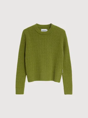 Fabiolaa Sweater Woman Dark Moss | Armedangels