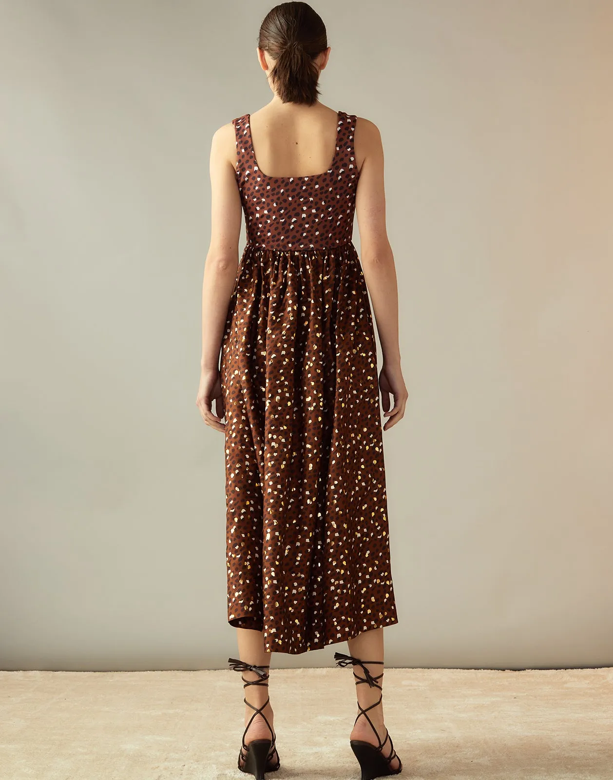 Gold Foil Isla Dress