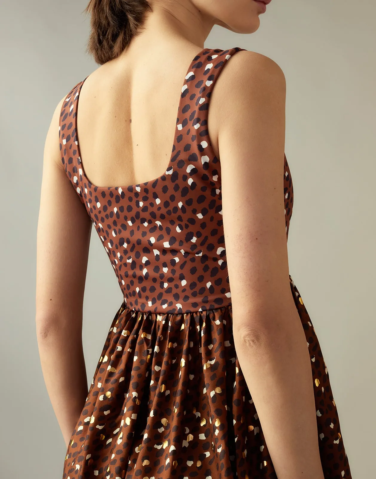 Gold Foil Isla Dress