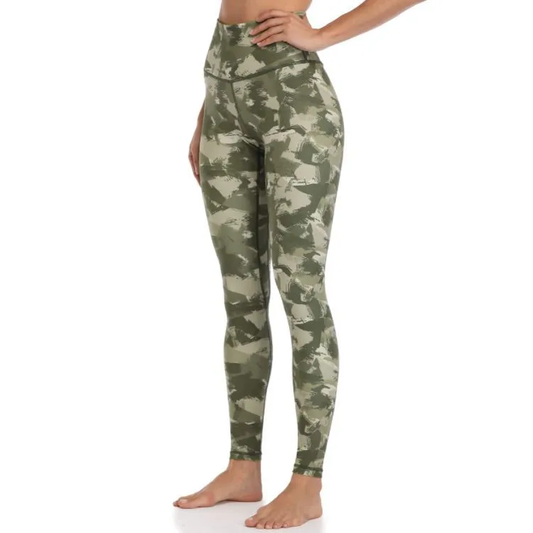 High Waist Skintight camouflage Athletic Pants
