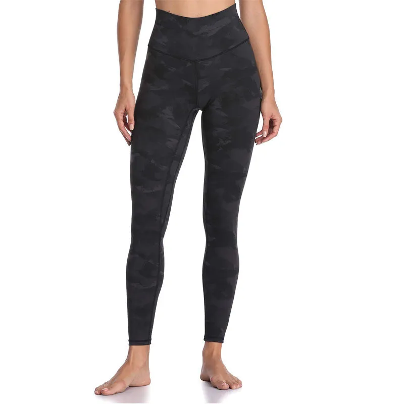 High Waist Skintight camouflage Athletic Pants