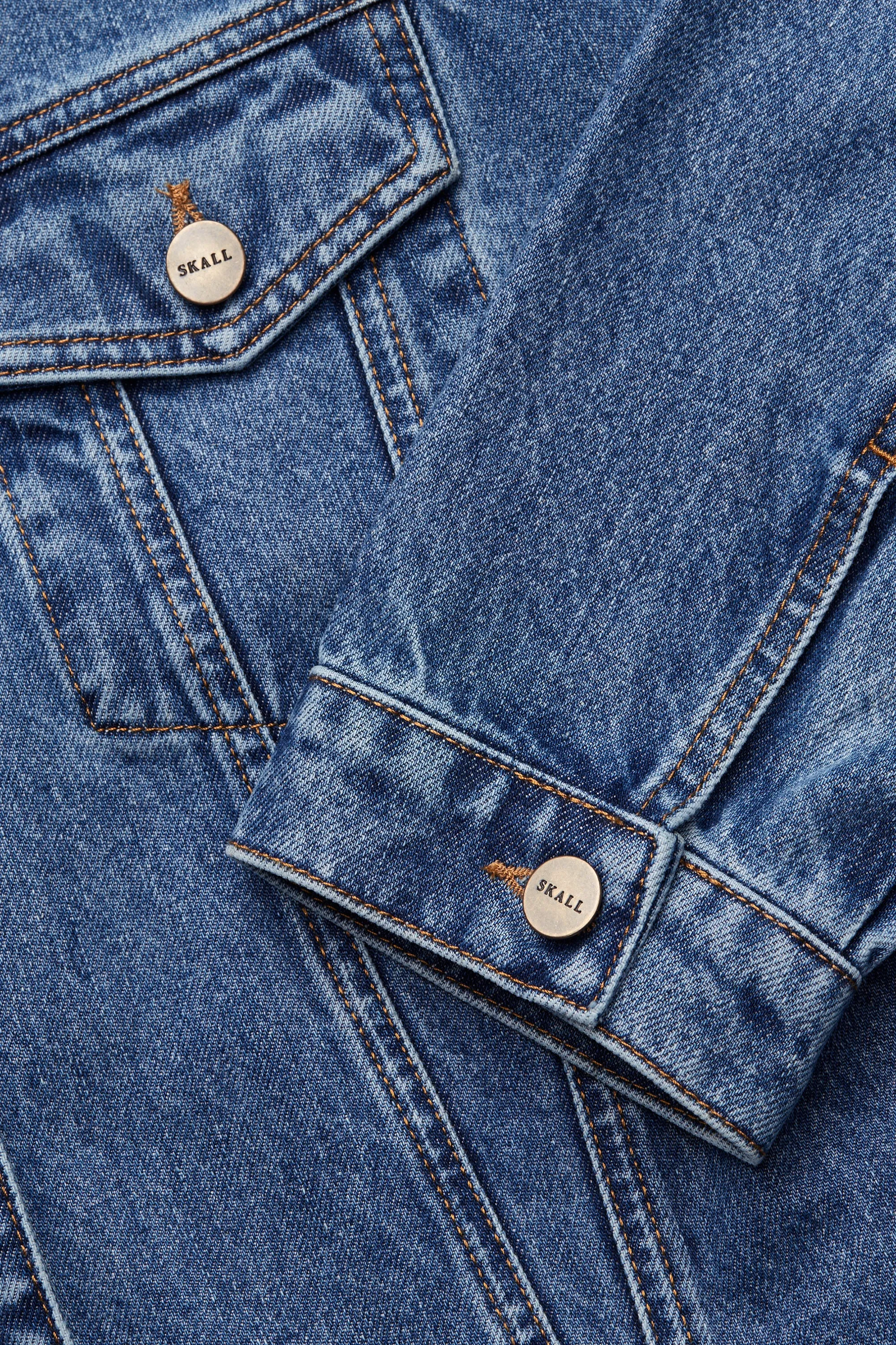 Inger denim jacket - Washed mid blue