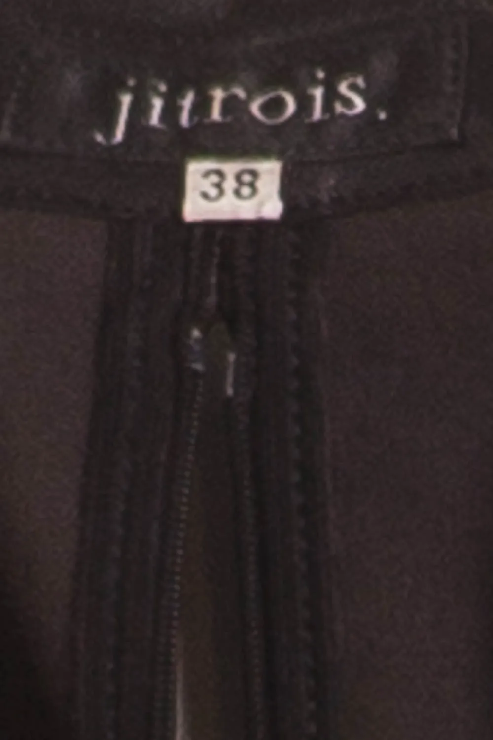 Jitrois - Black Leather "Polo Dress" with belt - FR 38