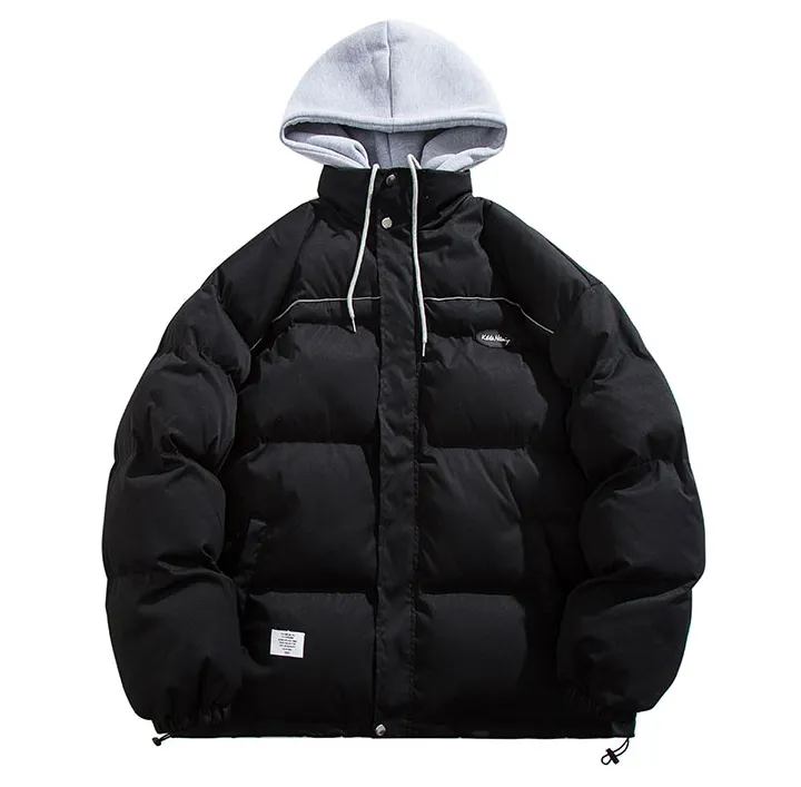 KEITH HOMMA VELVET BOMBER HOODED JACKET