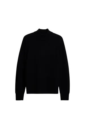 Kylan Mock Neck Sweater / Black