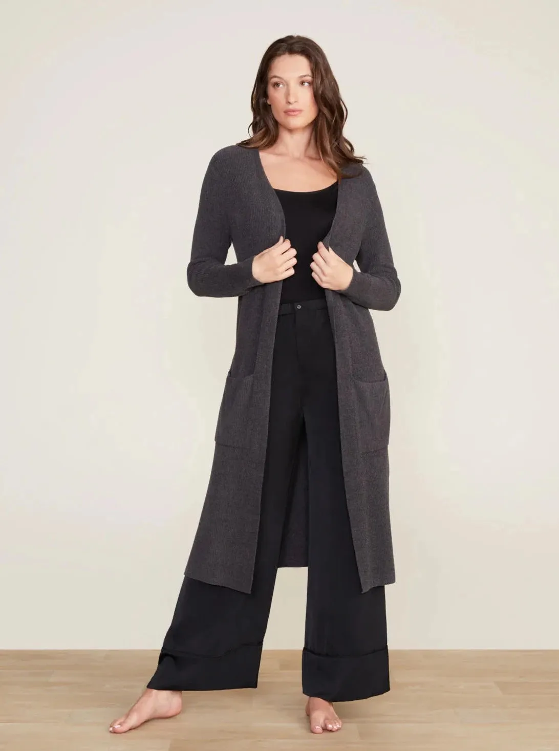 Long Cardigan [Carbon-BDWCU20838]