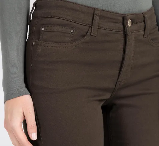 Mac Jeans - Dream Straight Trouser in Deep Brown