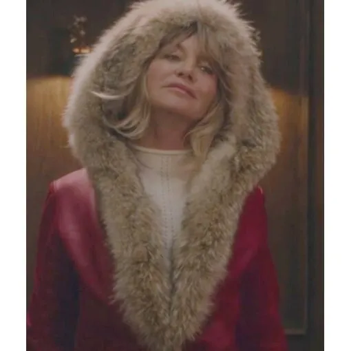Mrs Claus Leather Coat
