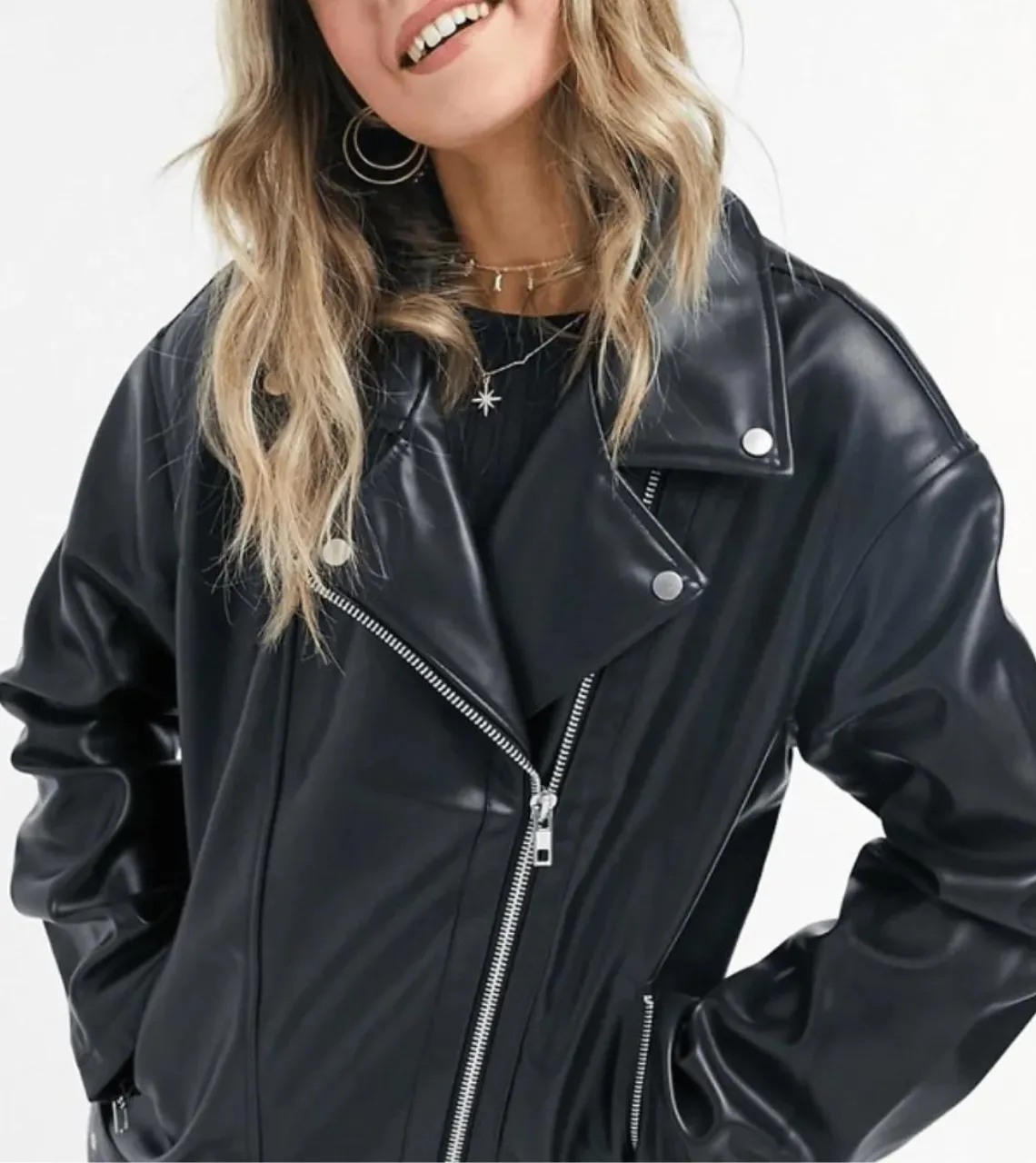 Nova Classic Women's Biker Leather Jacket