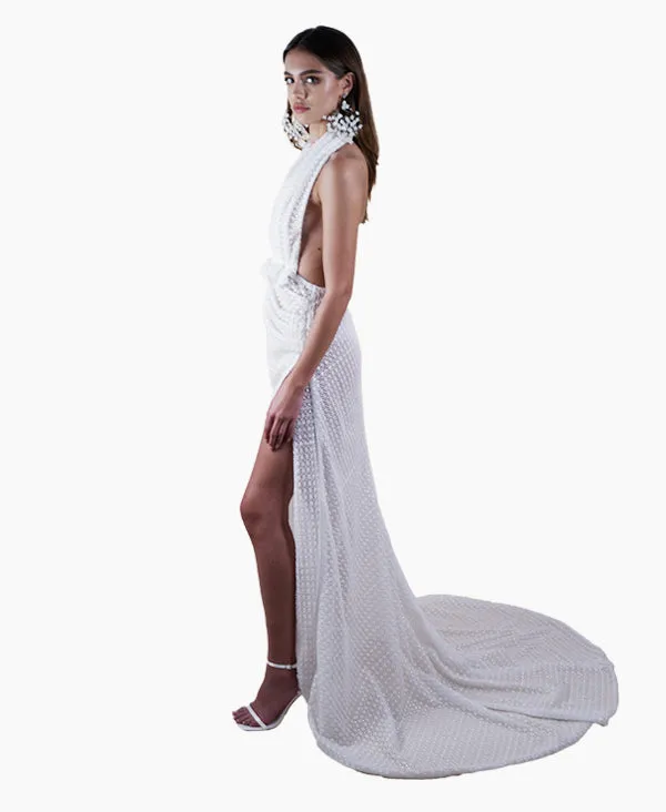 Ondine Beaded Gown