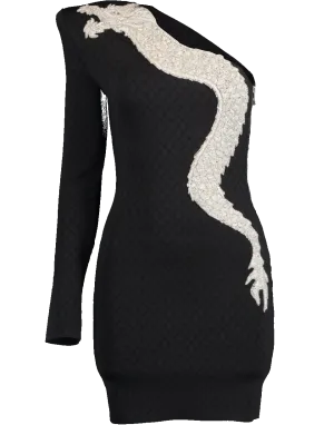 One Shoulder Dragon Dress