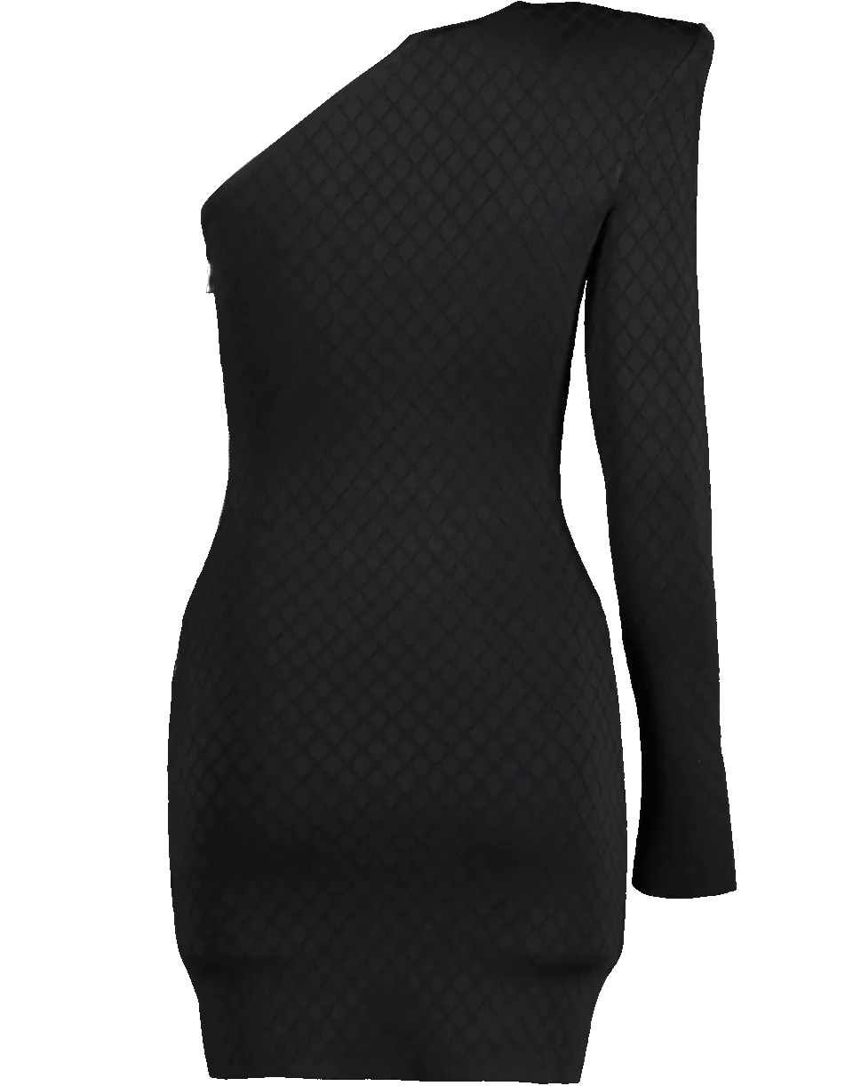 One Shoulder Dragon Dress