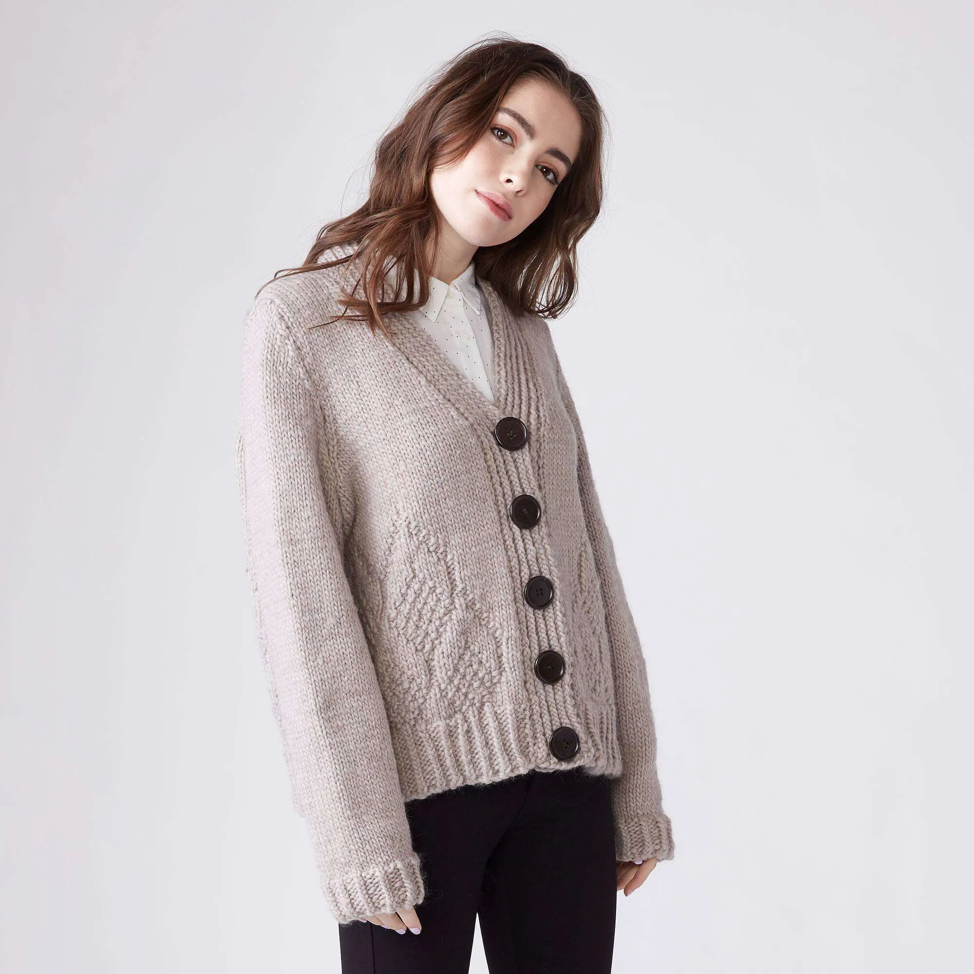 Patons Pinegrove Knit Cardigan