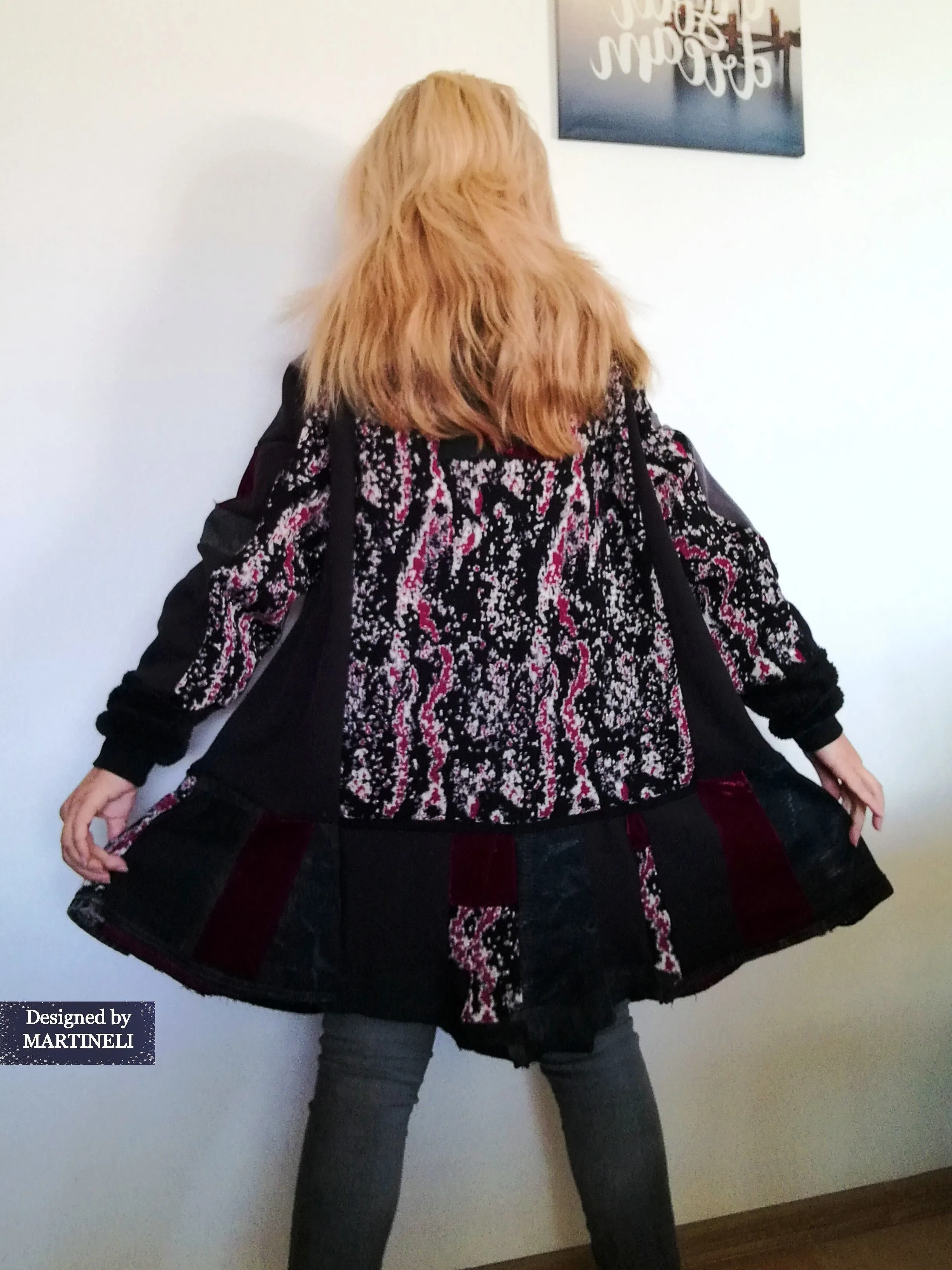 Plus Size Hooded Cardigan Jacket 3XL Loose Hoodie Dress