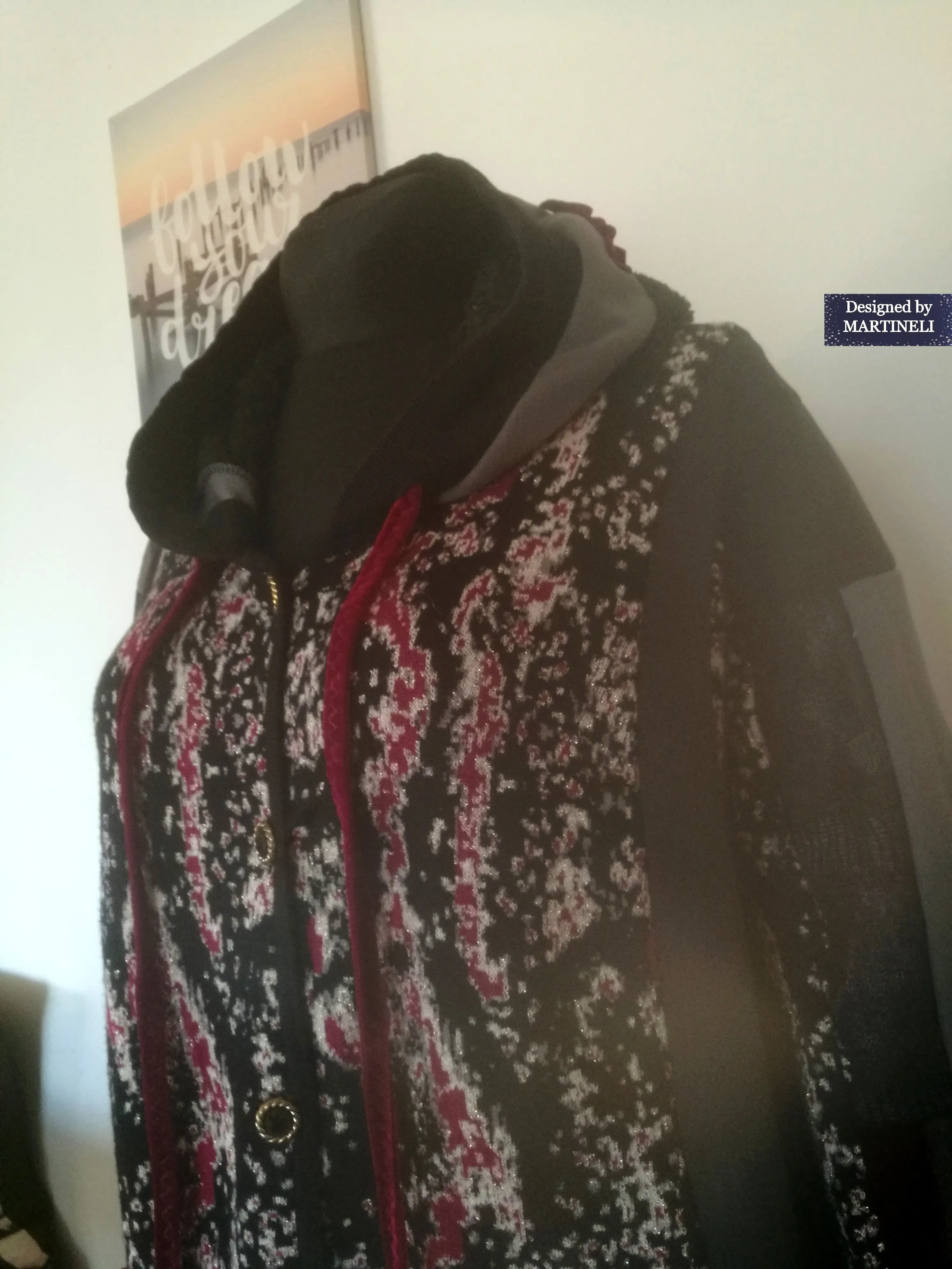 Plus Size Hooded Cardigan Jacket 3XL Loose Hoodie Dress