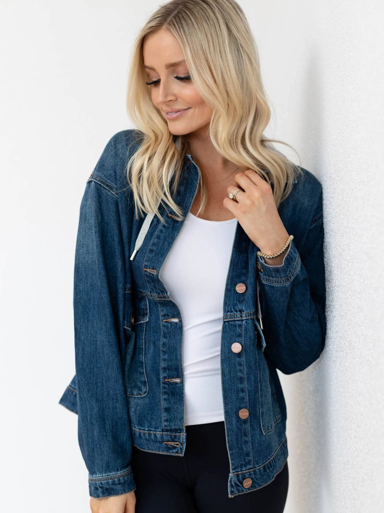 RISEN Oversized Hoodie Front Pocket Jacket
