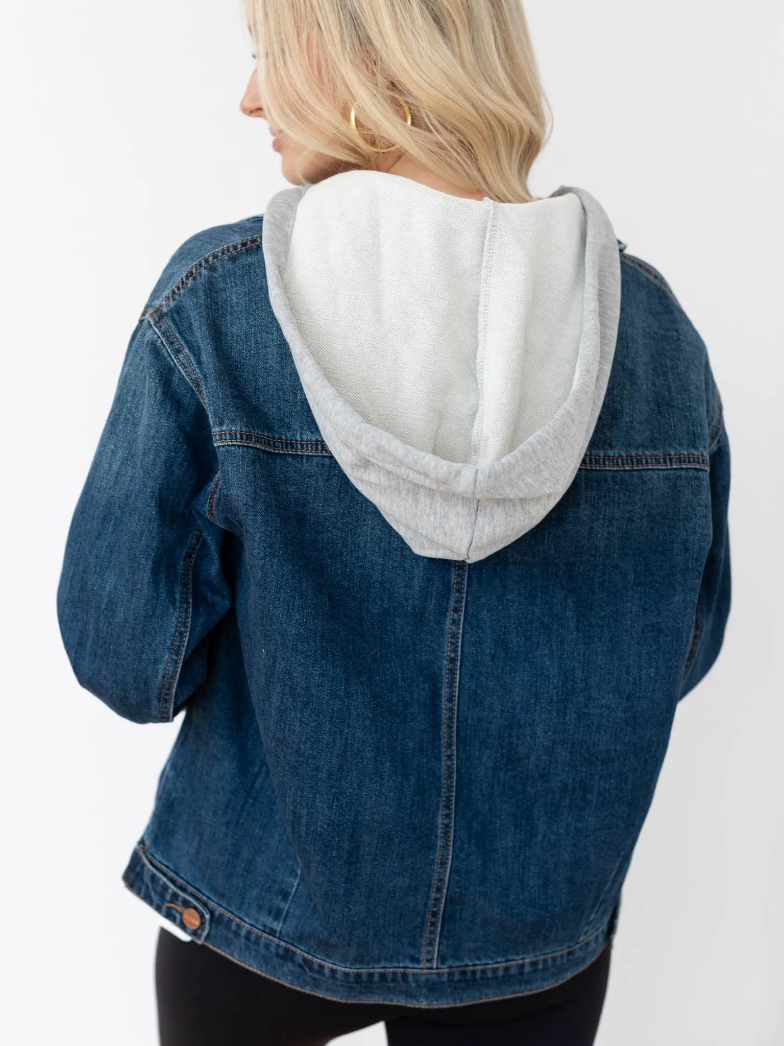 RISEN Oversized Hoodie Front Pocket Jacket