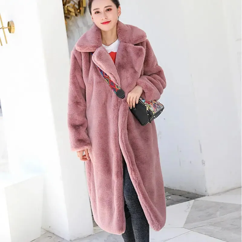Winter Warm Faux Fur Coat