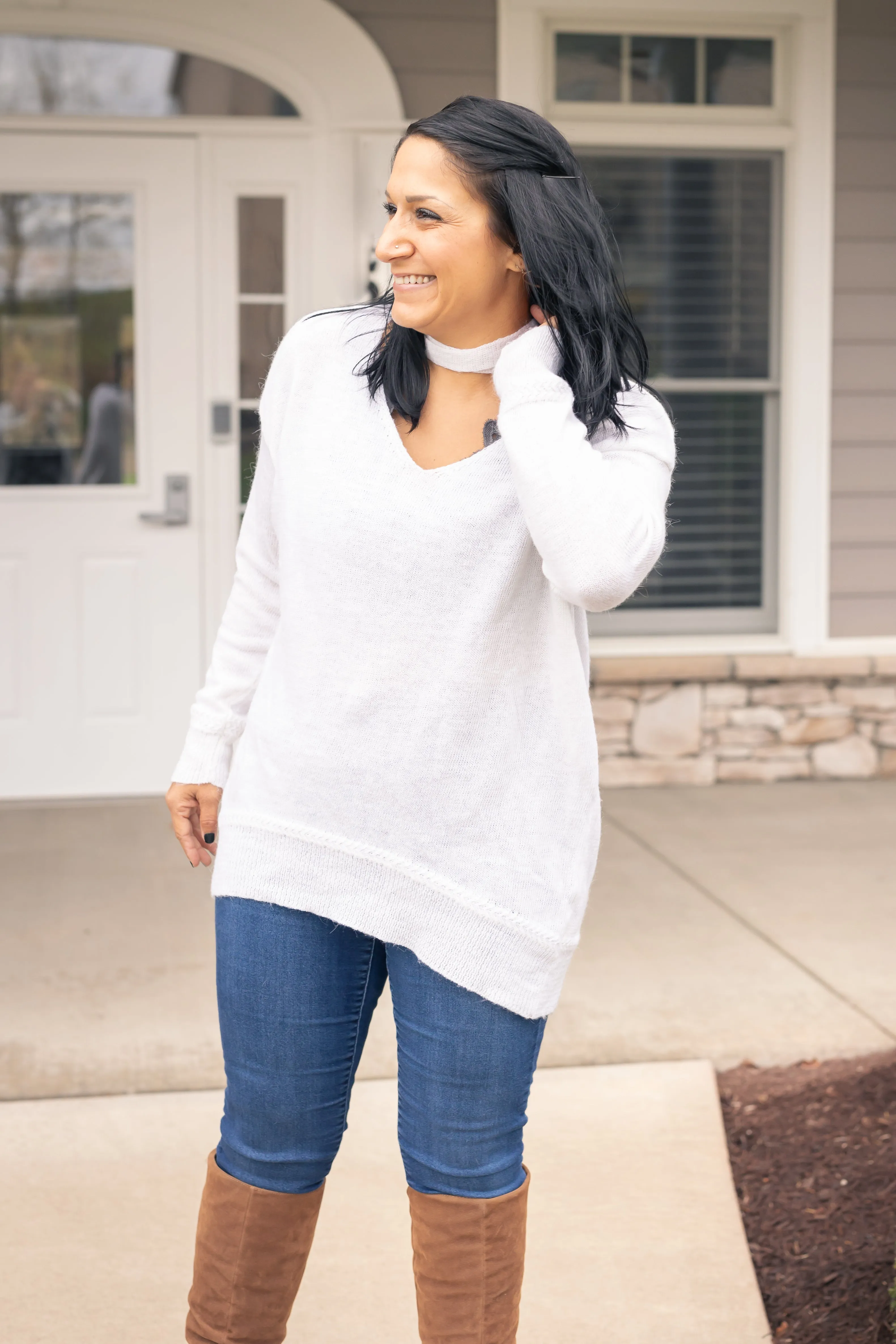 Winter’s First Kiss Sweater