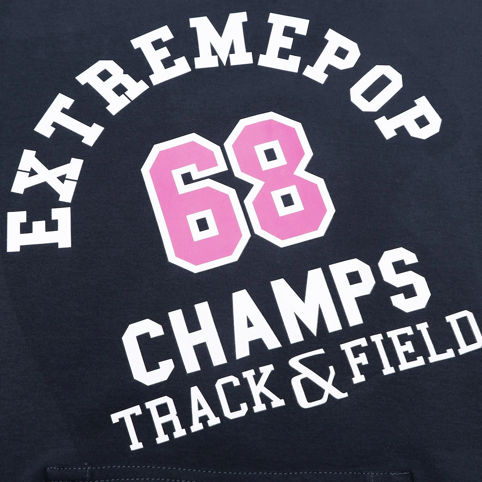 Women's Hoodie CHAMPS Sweatshirt S M L XL Navy Grey Pink