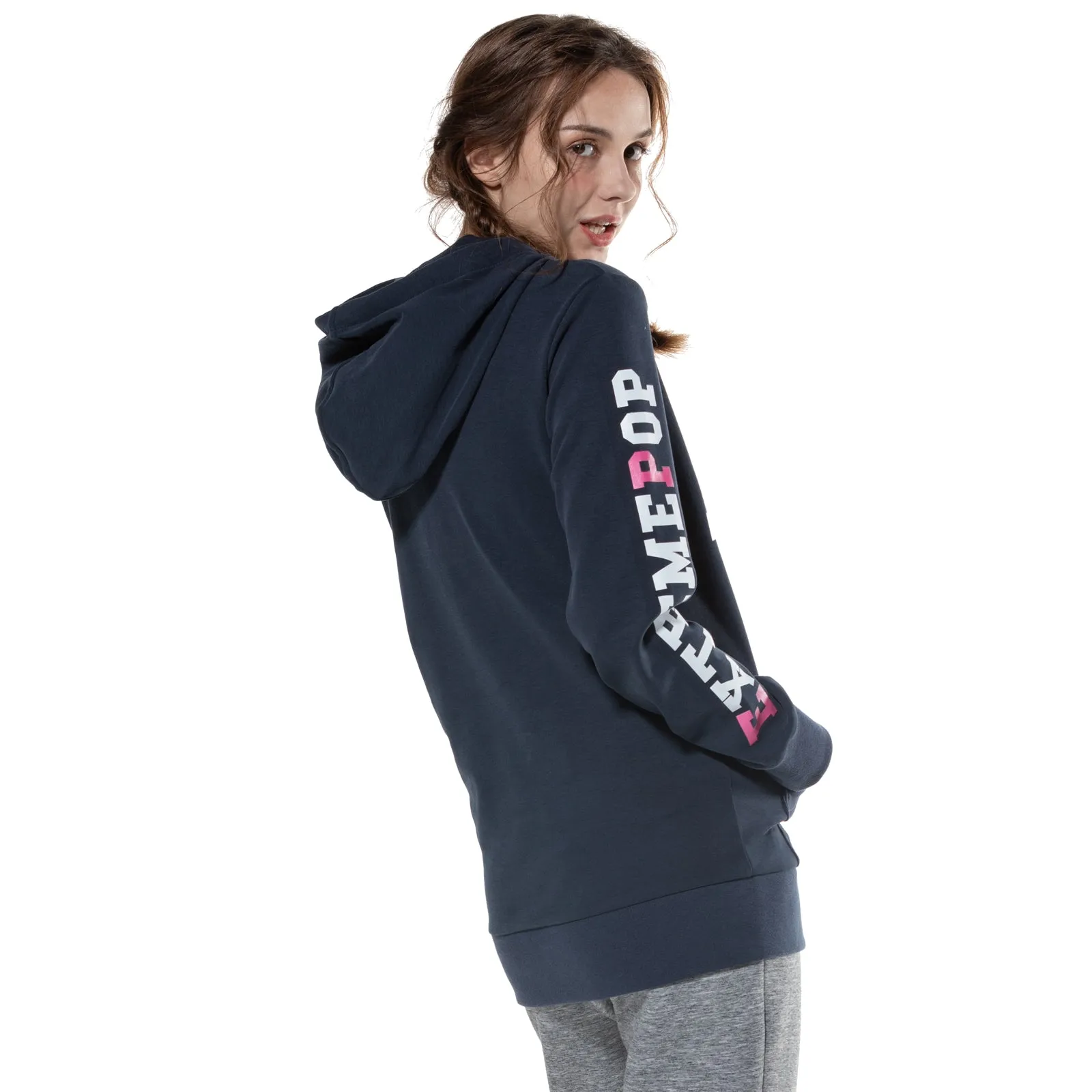 Women's Hoodie CHAMPS Sweatshirt S M L XL Navy Grey Pink