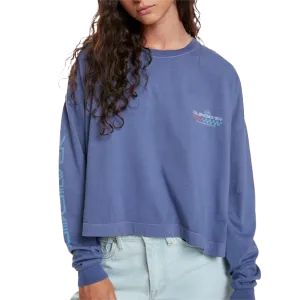 Women's Oversize Cropped Long Sleeve Tee