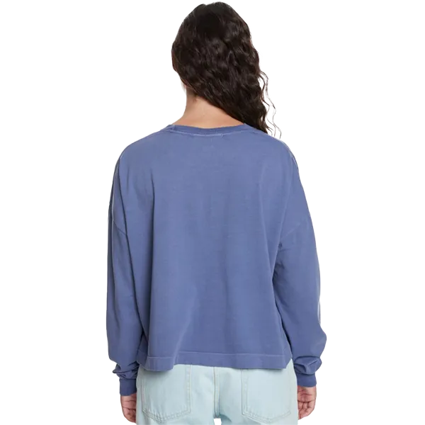 Women's Oversize Cropped Long Sleeve Tee