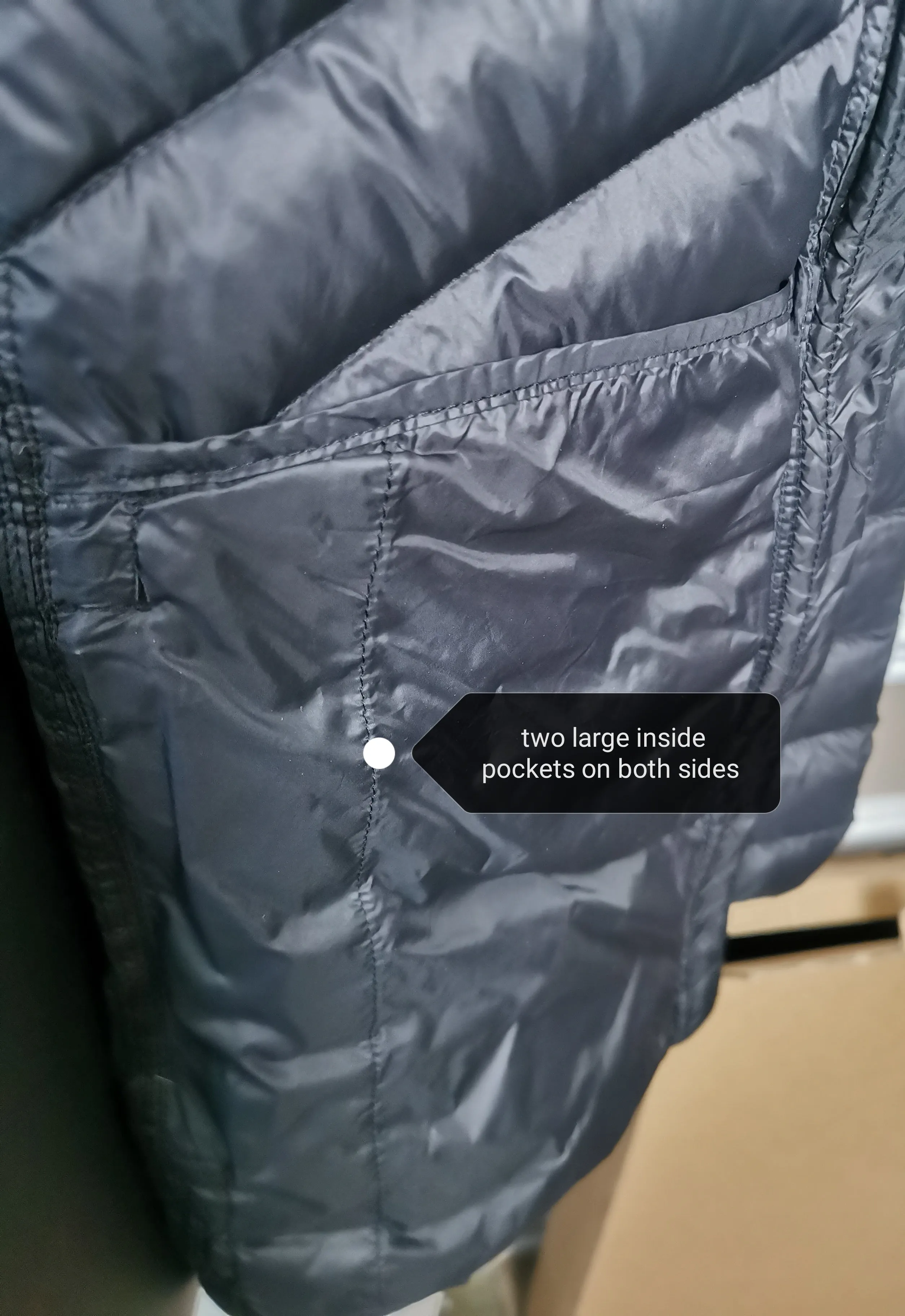WOMENS PLUS SIZE 1X (14/16) - LIVIK, Black Lightweight Puffer Jacket VGUC B58