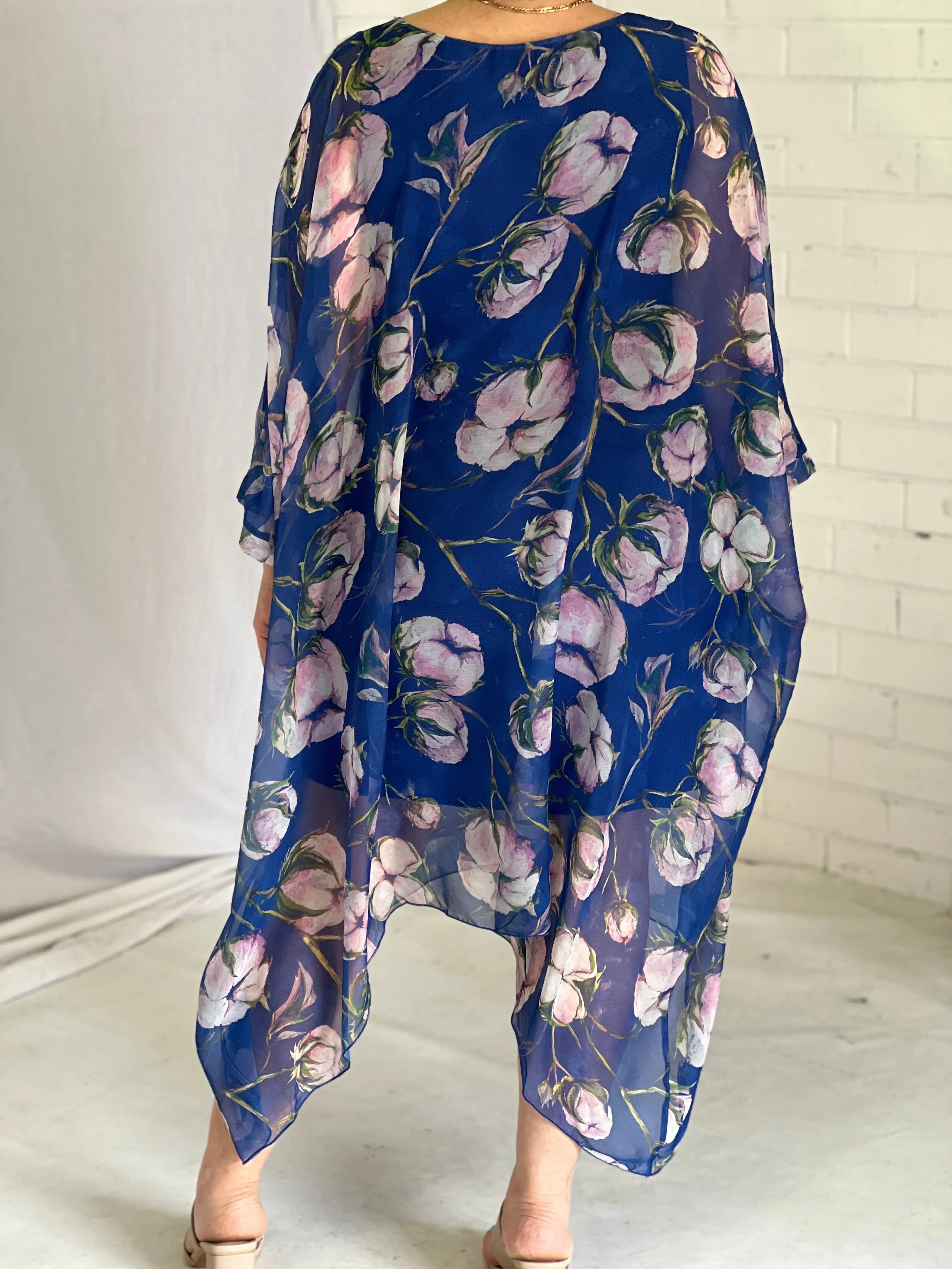 Xia Blue Floral Dress